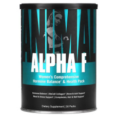 Жіночий комплекс для гормонального балансу, Universal Nutrition Alpha F Women's, 30 пакетів