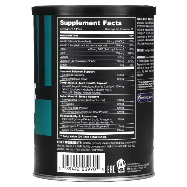 Комплексна формула для гормонального балансу та здоров'я жінок, Alpha F Women's, Universal Nutrition, 30 упаковок