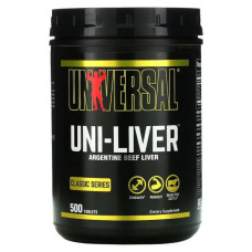 Сушена яловича печінка, Uni-Liver Universal Nutrition, аргентинська, 500 таблеток