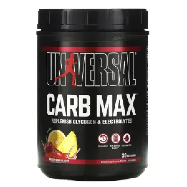 Вуглеводний порошок, Carb Max, Universal Nutrition, поповнення запасів глікогену та електролітів, фруктовий пунш, 632 г
