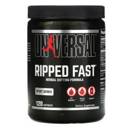 Жироспалювач для спортсменів, Universal Nutrition Ripped Fast, 120 капсул