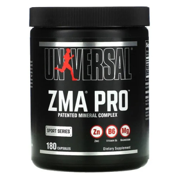 ЗМА Pro формула доповнення для спортсменів, (ZMA Pro), Universal Nutrition, 180 капсул