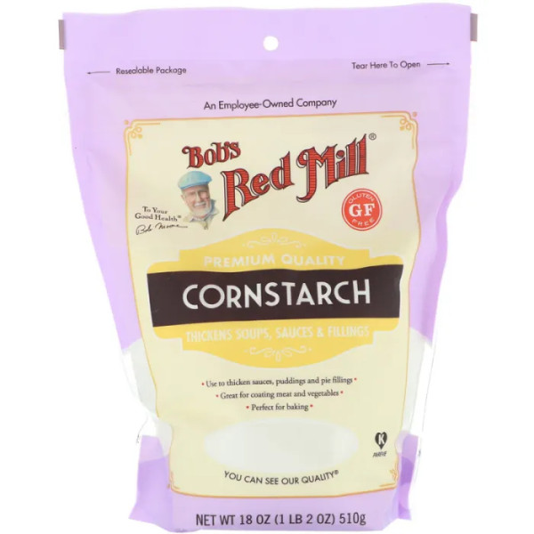 Кукурудзяний крохмаль, Cornstarch, Bob's Red Mill, безглютеновий, 510 г