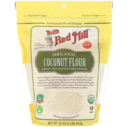 Кокосовая мука органическая без глютена, Bob's Red Mill Coconut Flour, 453 г
