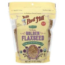 Насіння льону, 368 г, Bob's Red Mill Organic Whole Golden Flaxseed