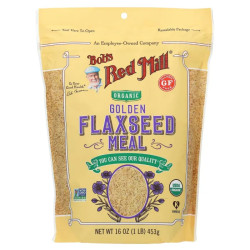 Мука из золотых семян льна, Organic Golden Flaxseed Meal, Bob's Red Mill, Organic, 453 г.
