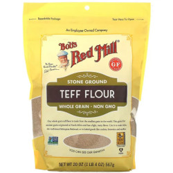 Мука из теффа цельнозерновая, Bob's Red Mill Stone Ground Teff Flour, 567 г