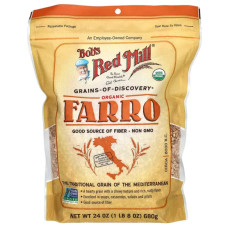 Фарро Organic, Bob's Red Mill Organic Farro, цільне зерно, 680 р.