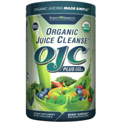 Суперфуд для веганов органик, порошок со вкусом ягоды, Organic Juice Cleanse Purity Products, 348 г