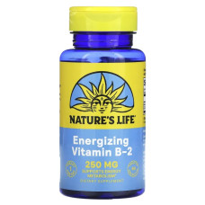 Витамин B2 250 мг, Natures Life Vitamin B 2, 50 таблеток