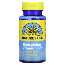 Витамин B2 250 мг, Natures Life Vitamin B 2, 50 таблеток