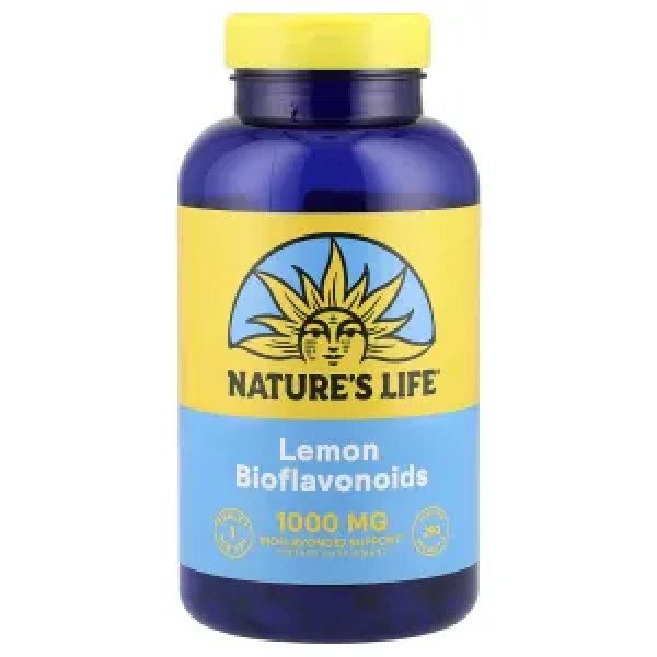 Біофлавоноїди лимона, Lemon Bioflavonoids, Nature's Life, 1000 мг, 250 таблеток