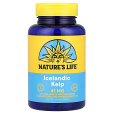 Ламінарія ісландська 41 мг, Nature's Life Icelandic Kelp, 500 таблеток