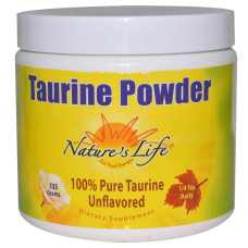 Таурин, Nature's Life Taurine, 335 г