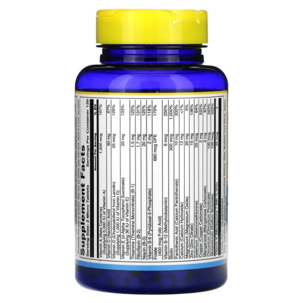 Мультивітаміни, Mighty Mini Vite, Daily Multivitamin, Nature's Life, 240 мікротаблеток