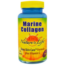 Морський коллаген, Natures Life, Marine Collagen, 60 капсул