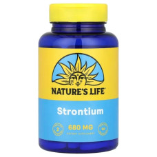 Стронцій 680 мг для кісток, Nature's Life Strontium, 60 таблеток (340 мг на таблетку)