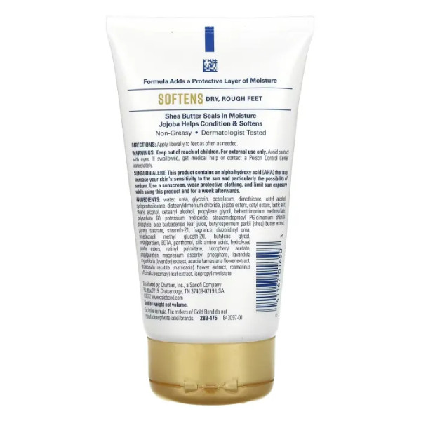 Крем для ніг, Softening Hydrating Foot Cream, Gold Bond, Ultimate, пом’якшуючий, зволожуючий, 113 г