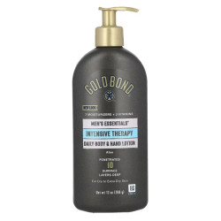 Лосьйон для тіла та рук щоденний для чоловіків, Gold Bond Men's Essentials Intensive Therapy Daily Body & Hand Lotion, 368 г