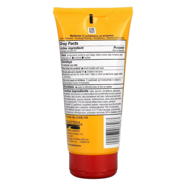 Крем для тіла від екземи, Eczema Relief Skin Protectant Cream, Gold Bond, Medicated, 2% колоїдна вівсянка, 155 г