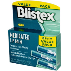 Бальзамы для губ лечебный, Blistex Lip Balm, 3 шт.