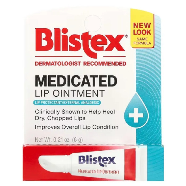 Лікувальна мазь для губ, Lip Ointment, Blistex, 6 г