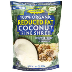 Кокосова стружка знежирена несолодка, Coconut Edward & Sons, органік, 250 г