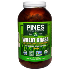 Пророщена пшениця, Pines International Wheat Grass, 1400 таблеток