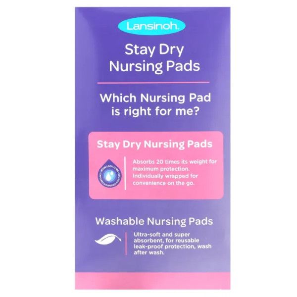 Прокладки для годування, Stay Dry Nursing Pads, Lansinoh, 200 шт