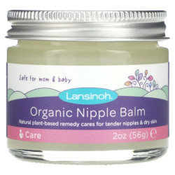 Бальзам для сосків органічний, Lansinoh Organic Nipple Balm, 56 г