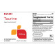 Таурин, Taurine, GNC, 500 мг, 50 вегетаріанських капсул