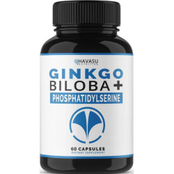 Гінкго білоба і фосфатидилсерин, Ginkgo Biloba Phosphatidylserine Havasu Nutrition, 60 капсул