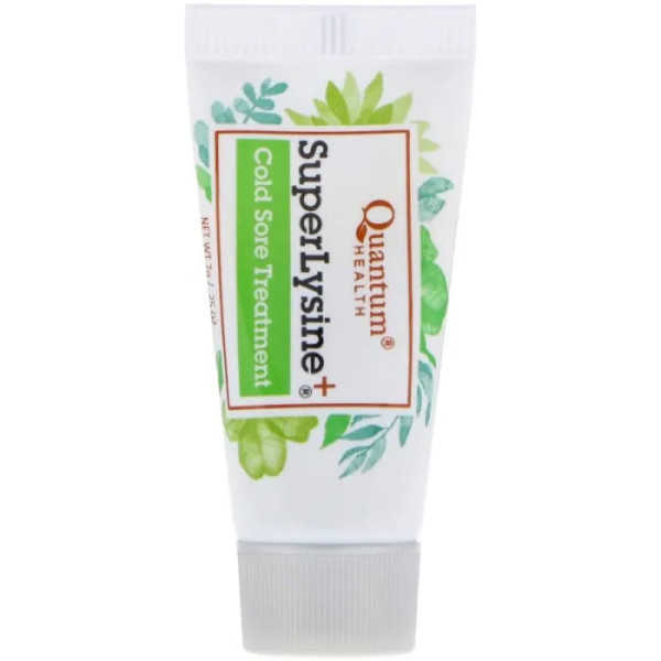 Лікування герпесу на губах, Super Lysine+, Quantum Health, 7 г