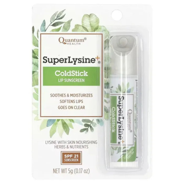 Помада від герпесу SPF-21, Lip Treatment & Protectant, Quantum Health, сонцезахисна, 5 г