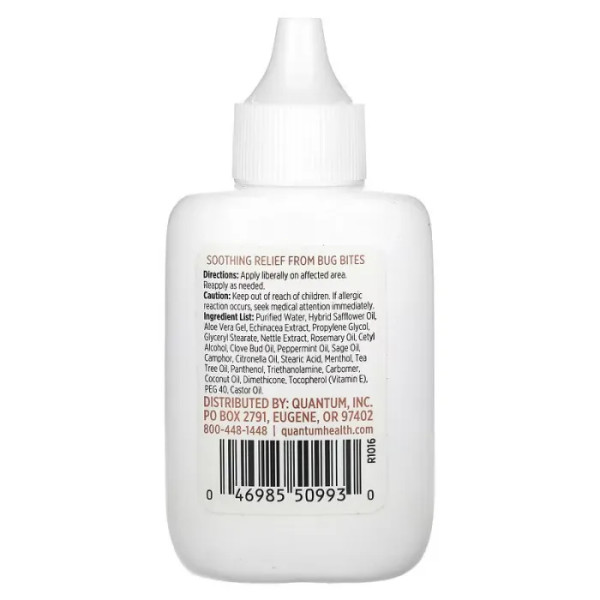 Засіб від укусів комах Buzz Away Sting Soothe, Quantum Health, екстра сила, 30 мл