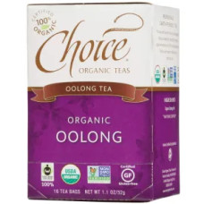 Чай улун органічний без кофеїну, Choice Organic Teas Oolong Tea, 16 пакетиків 32 г
