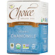 Ромашковый чай без кофеина, Herbal Tea Chamomile, Choice Organic Teas, органик, 16 шт, 14 г