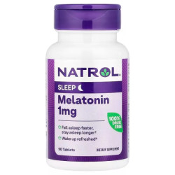 Мелатонін 1 мг, Melatonin Natrol, 90 таблеток