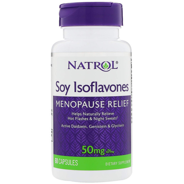 Соєві ізофлавони, Soy Isoflavones, Natrol, 60 капсул