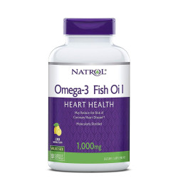 Рыбий жир в капсулах, Natrol Omega-3 Fish Oil, 1000 мг, 150 капсул