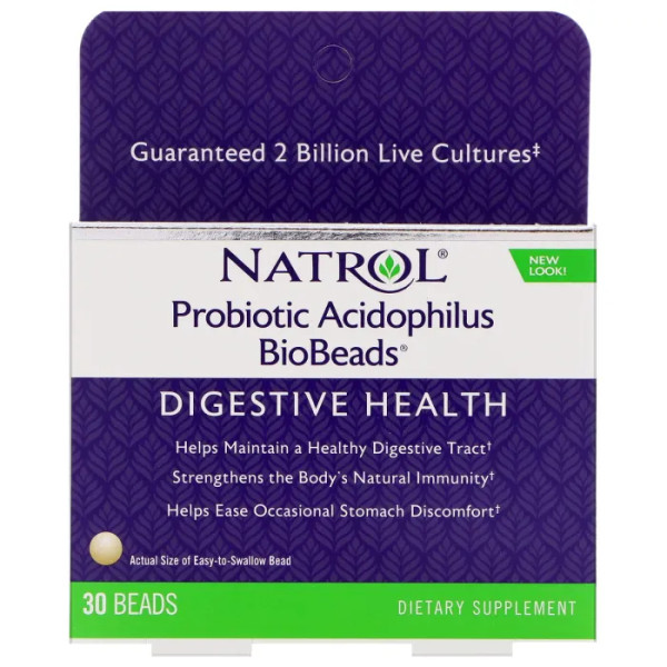 Пробіотик (Probiotic), Natrol, 30 драже
