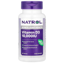Витамин D3 10 000 МЕ, Vitamin D3 Natrol, 60 таблеток