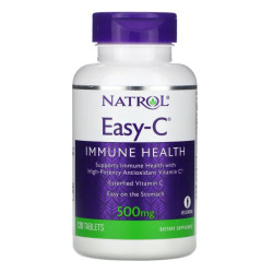 Витамин C 500 мг, Natrol Easy C, 120 таблеток