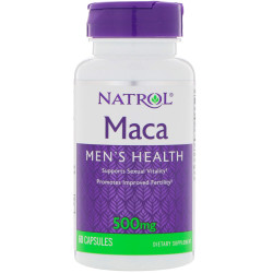 Мака перуанська 500 мг, Natrol Maca, 60 капсул