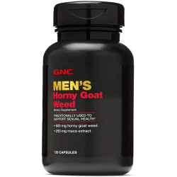Гарянка для чоловіків, GNC Horny Goat Weed, 120 капсул