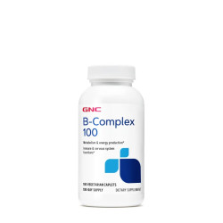 В-комплекс, GNC B-Complex, 100 вегетарианских капсул