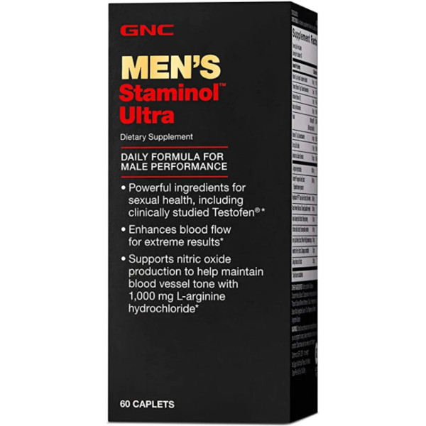 Ультра комплекс для чоловіків, Men's Staminol Ultra, GNC, 60 капсул