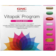 Комплекс для жіночого здоров'я, GNC Whole Body Women's Vitapak Program, 30 пакетів