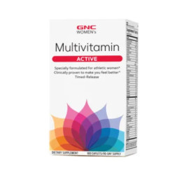 Мультивитамины для женщин активные, Women's Multivitamin Active GNC, 180 капсул