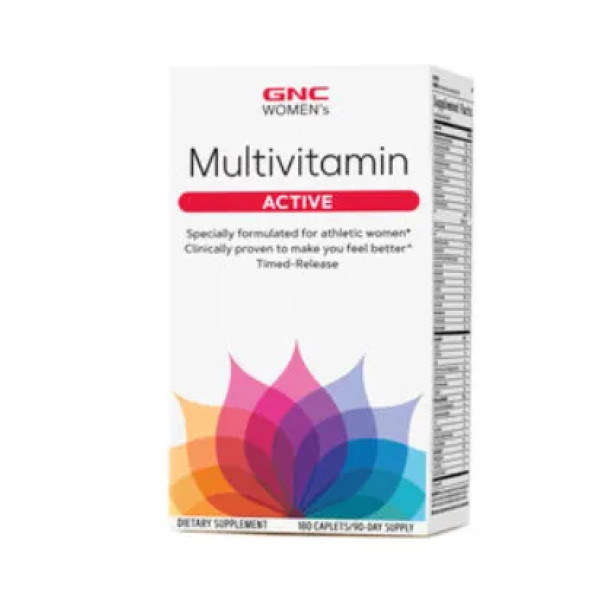 Активний мультивітамінний комплекс для жінок, Women's Multivitamin Active, GNC, 180 капсул